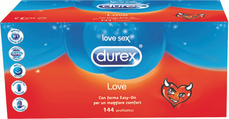 DUREX  LOVE BIG PACK 144 PEZZI
