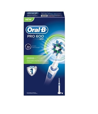 Oral-B PRO 600 CrossAction Spazzolino Elettrico Ricaricabile