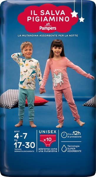 Pampers Baby Care Salvapigiamino Taglia S/M dai 4 ai 7 anni 