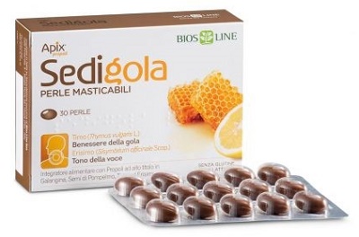 Apix Propoli Integratore Lenitivo 30 Perle Masticabili