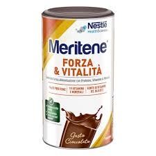 Meritene in Polvere - Gusto Cioccolato - Integratore di Proteine, Vitamine e Minerali - 270 g