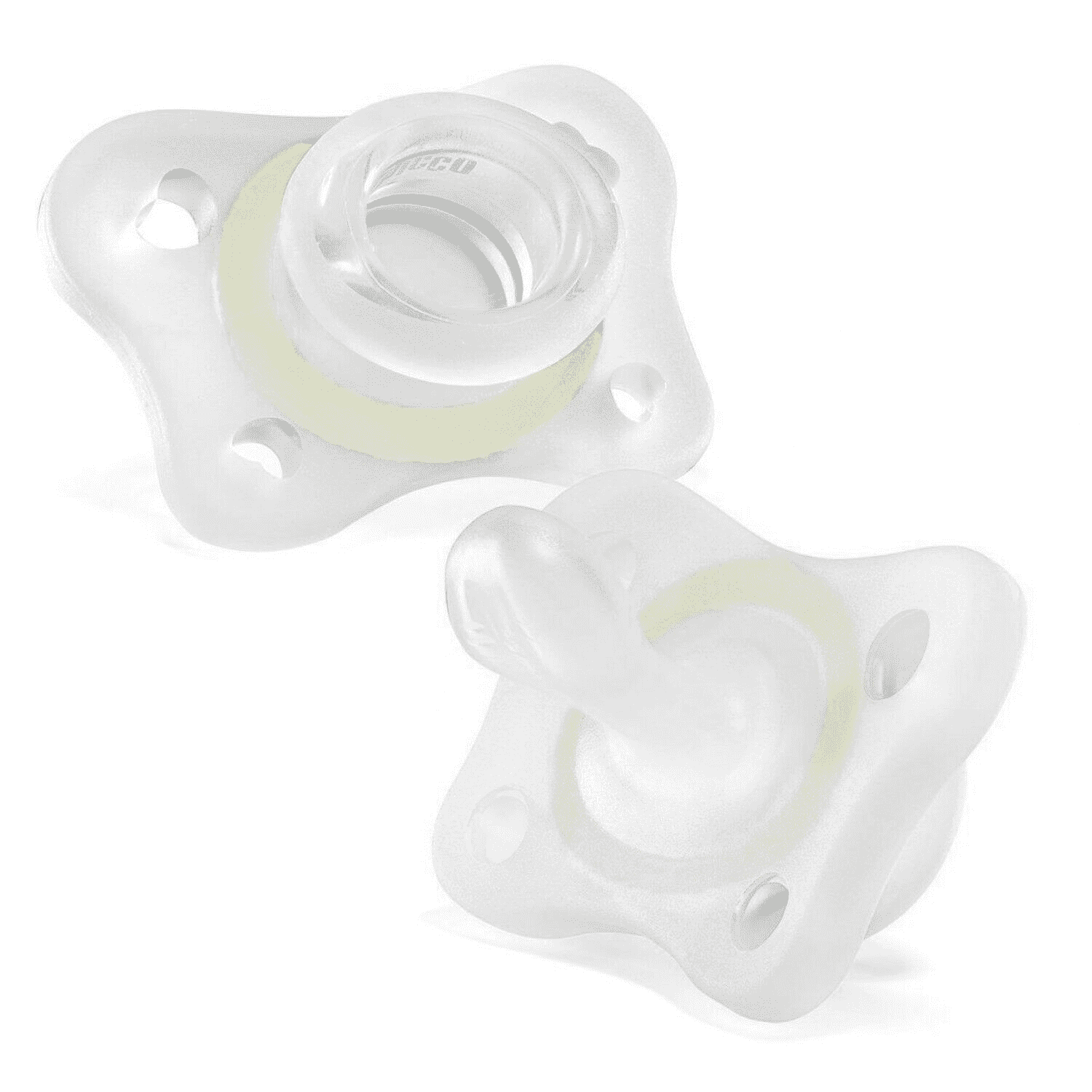 Chicco Gommotto LUMINESCENTE 2-6 Mesi PhysioForma  Ciuccio in Silicone  2 Pezzi 