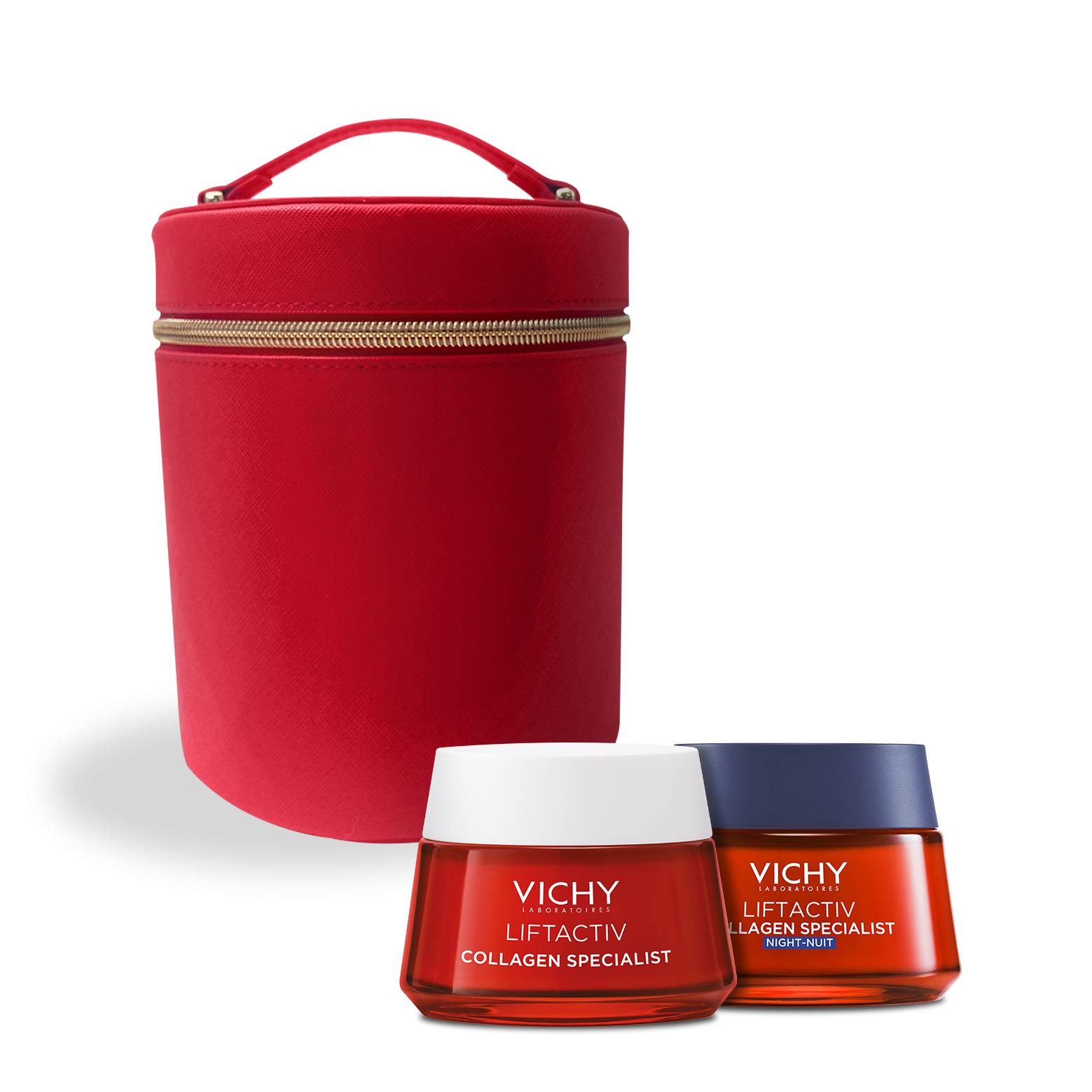 Vichy Cofanetto Regalo Natale Liftactiv Collagen Specialist Crema Giorno 50 ml + Liftactiv Collagen Specialist Crema Notte 50ml