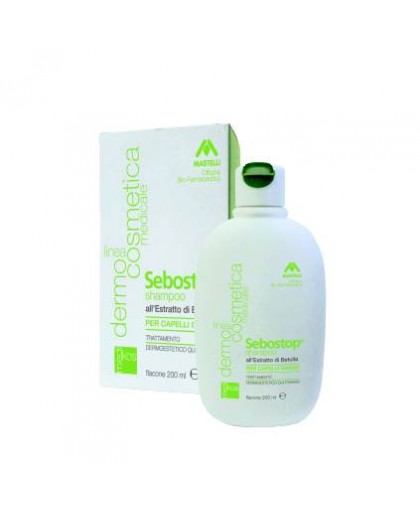 Sebostop Shampoo All'Estratto di Betulla Per Capelli Grassi 200 ml