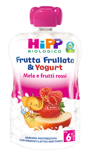 Hipp Frutta Frullata mela frutti rossi e yogurt