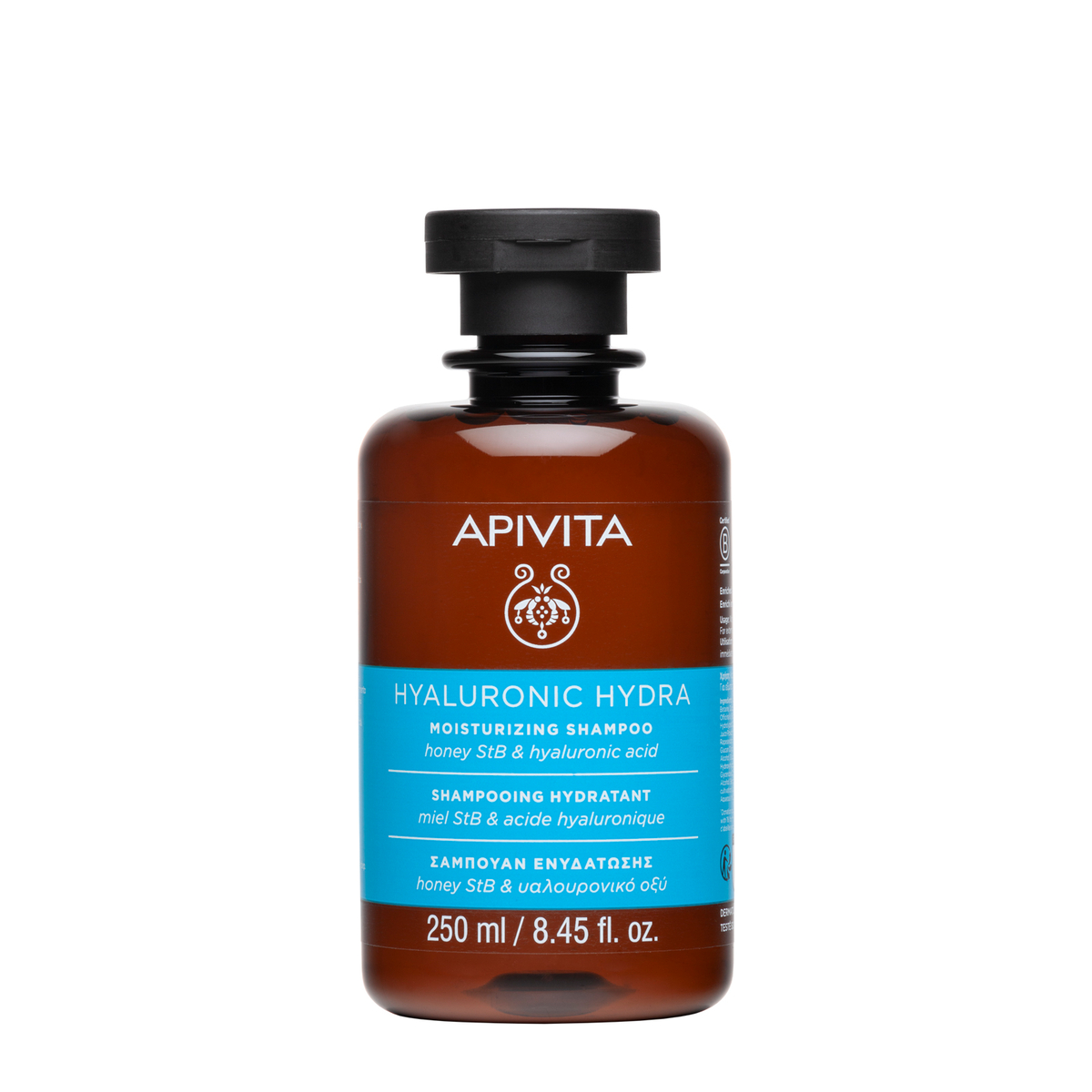 Apivita Hyaluronic Hydra - Shampoo Anti-Crespo Idratante Per Capelli Morbidi 250 ml