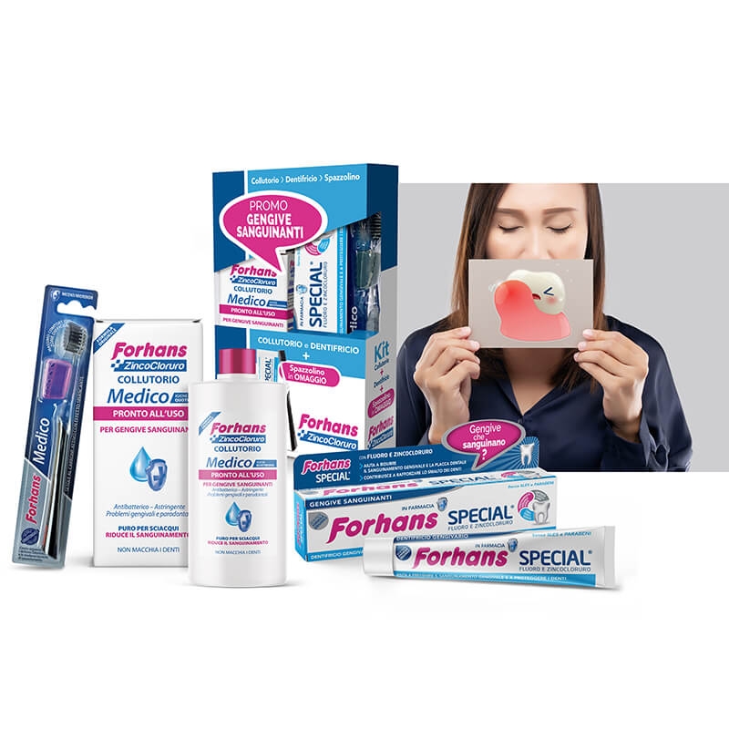 FORHANS KIT GENGIVE SANGUINANTI