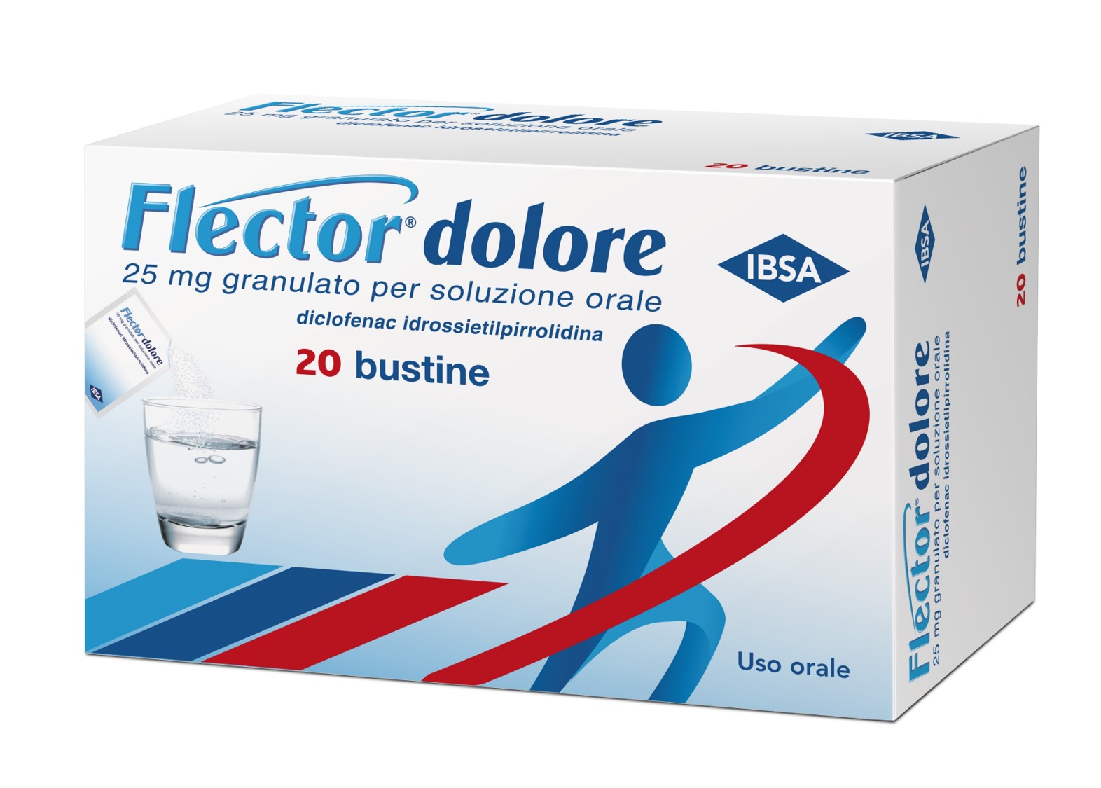 Flector Dolore Granulato 25 mg Diclofenac 20 Bustine