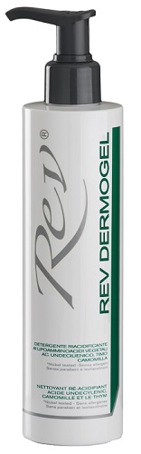 Rev Dermogel Detergente Riacidificante Antisettico Viso e Corpo 250 ml