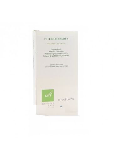 Oti Eutiroidinum 1 Complesso Di Oligoelementi Per La Tiroide 20 Fiale Glucosate 2 ml