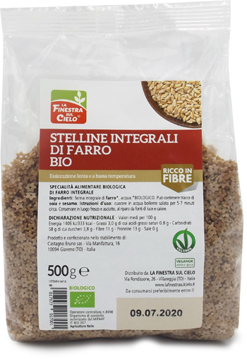 STELLINE INTEGRALI DI FARRO BIO 500 G