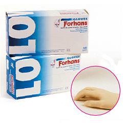 Forhans Guanti in Lattice Misura S