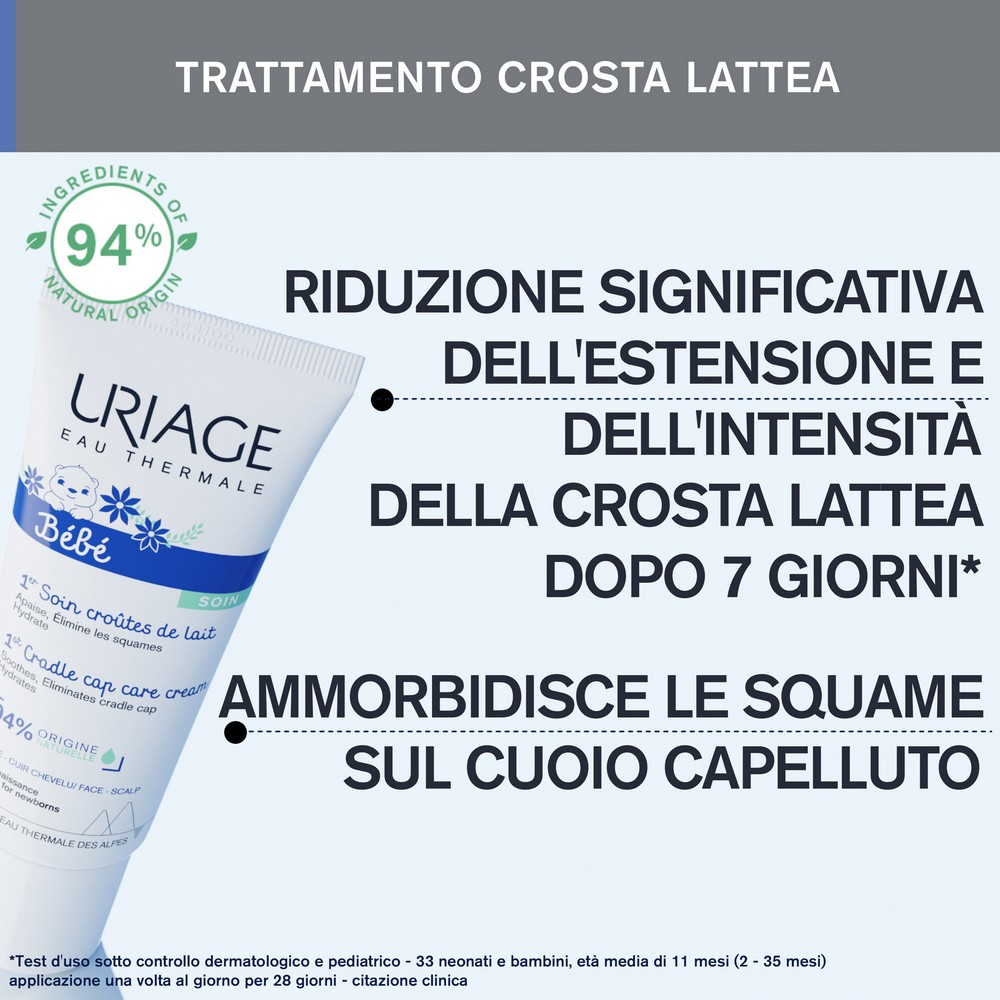 Uriage Bebè 1a Crema per il cuoio capelluto - 40 ml