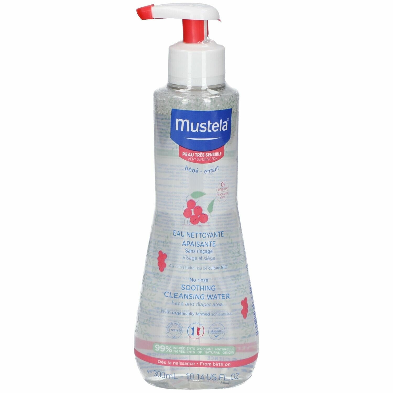 MUSTELA Fluido Det.S/Risc300ml