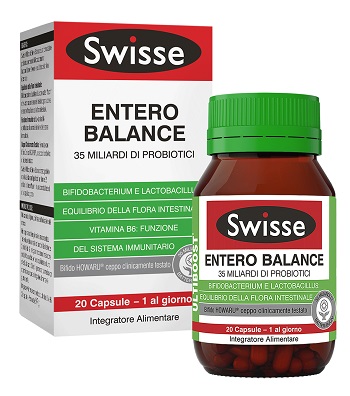 Swisse Entero Balance Integratore Probiotici 10 Capsule