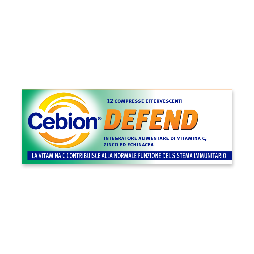 Cebion Defend - Integratore per il sistema immunitario - 12 compresse effervescenti
