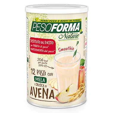 Pesoforma Nature Smoothie - mela e crusca di avena - 12 pasti sostitutivi - 420 g
