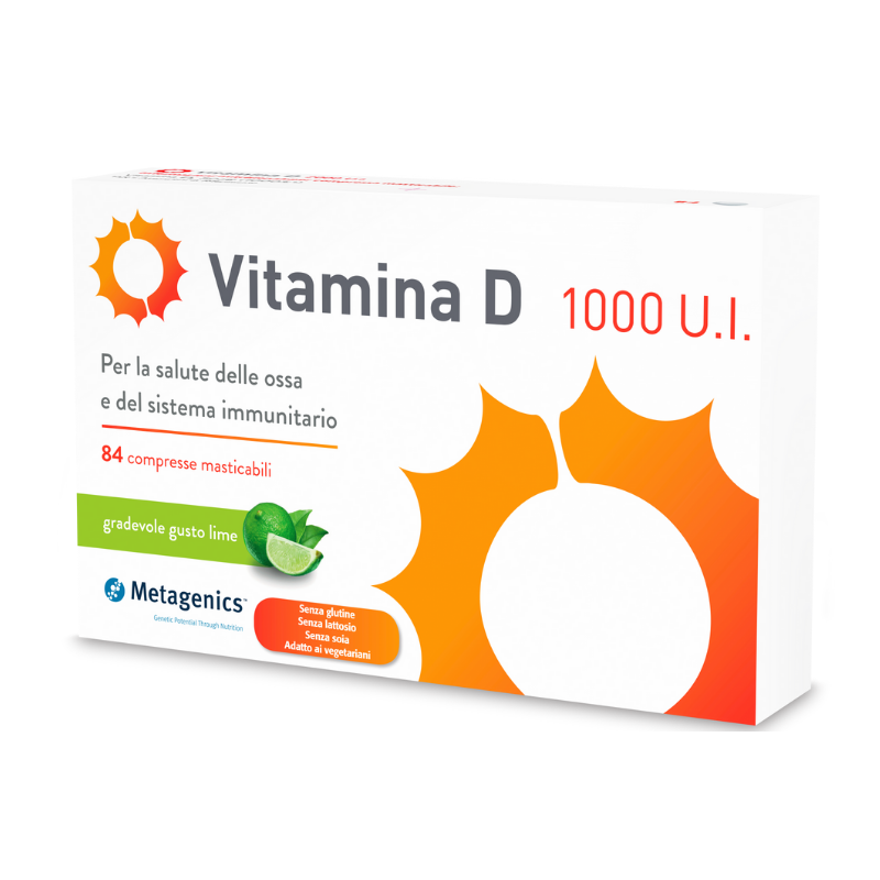 Metagenics Vitamina D 1000 UI Integratore Vitaminico 84 Compresse
