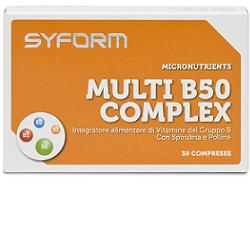 New Syform Multi B 50 Complex Integratore Multivitaminico per Sportivi 30 compresse