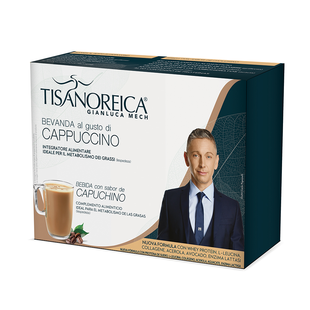 Tisanoreica  - Bevanda al gusto di cappuccino - 4 preparati da 28.5 g