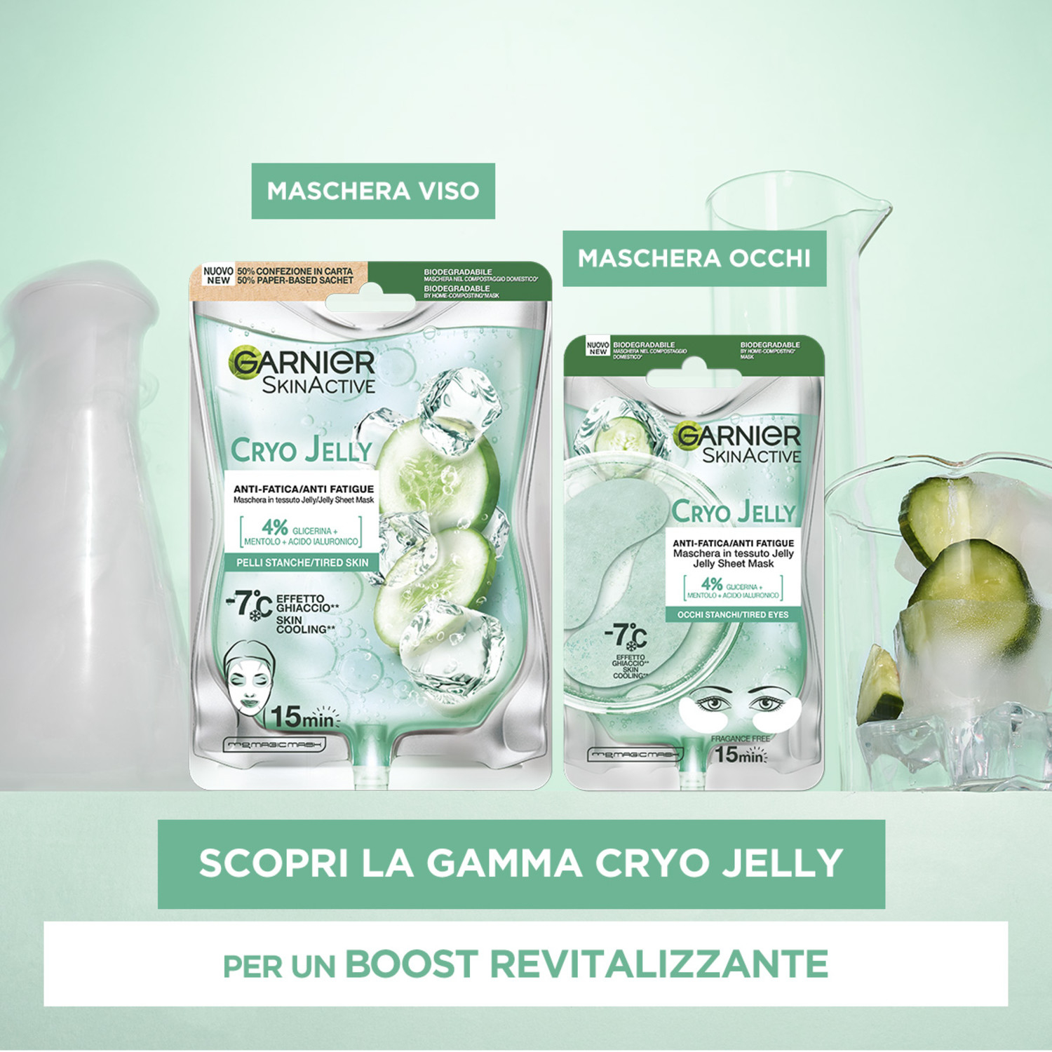 GARNIER T MASK CRYO JELLY FACE