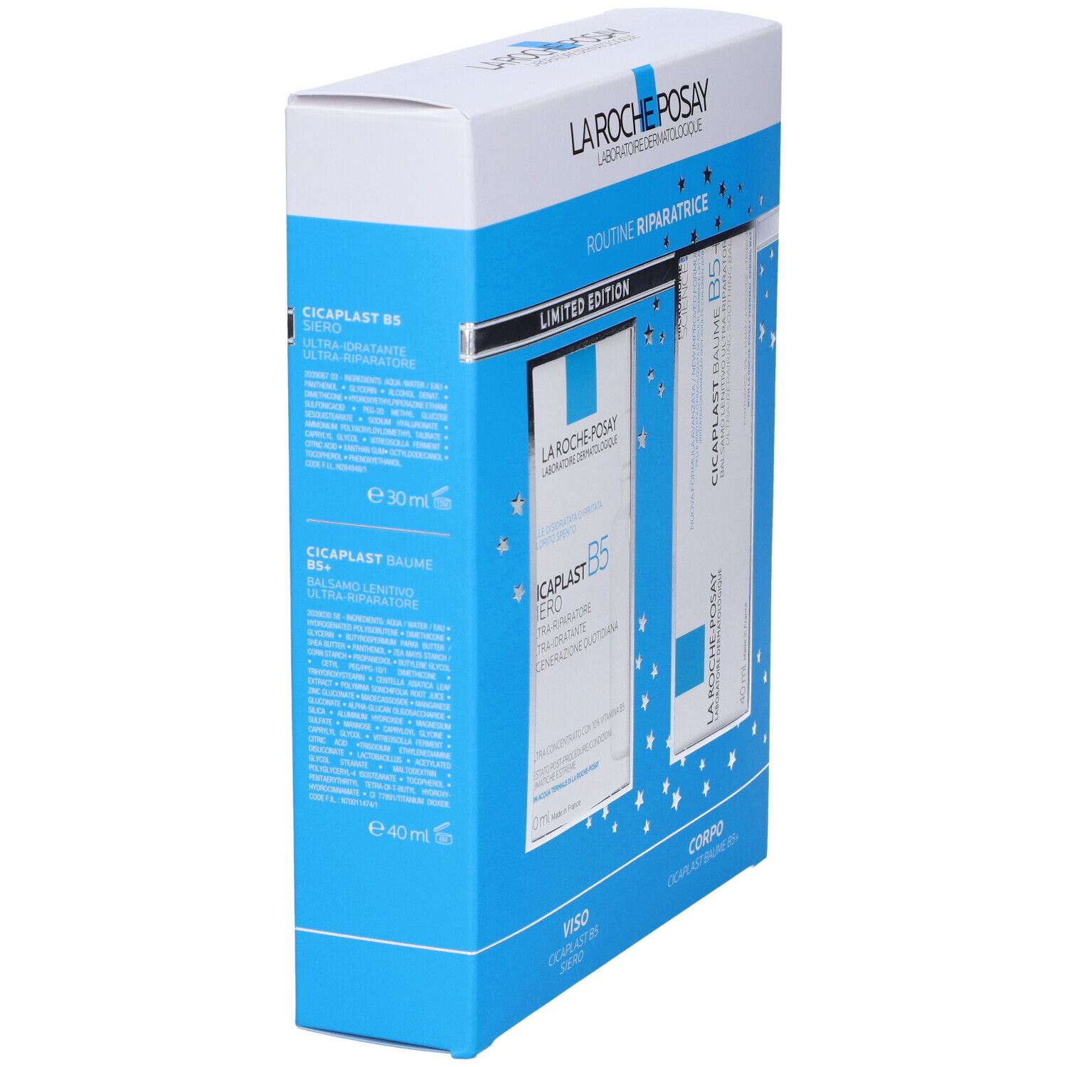 La Roche-Posay Cofanetto Limited Edition Routine Riparatrice con Cicaplast B5 Siero 30 ml + Cicaplast Baume B5+ 40 ml
