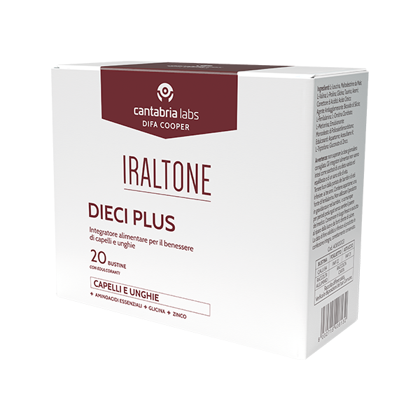 Cantabria Labs Difa Cooper Iraltone Dieci Plus 20 Bustine - Integratore Per Capelli E Unghie