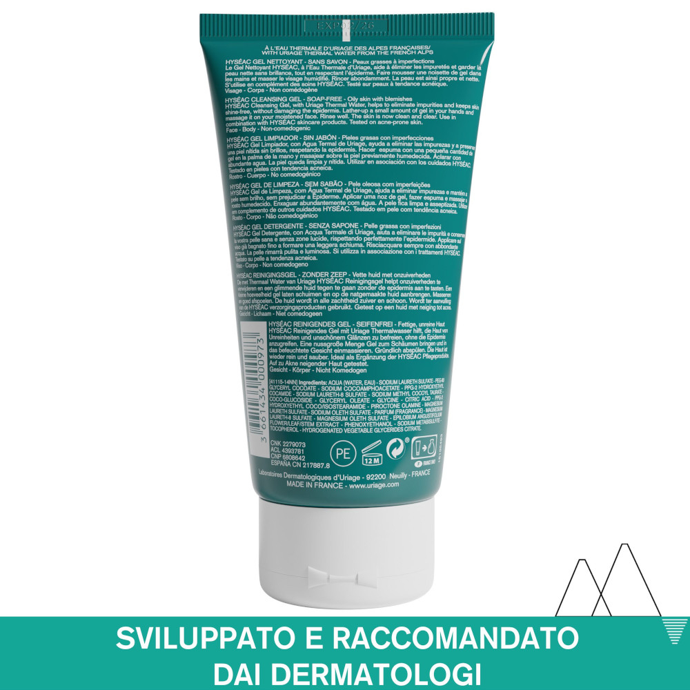 Uriage Hyséac Gel Detergente Purificante Viso E corpo 150 ml