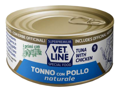 VET LINE GATTO TONNO+POLLO 70G