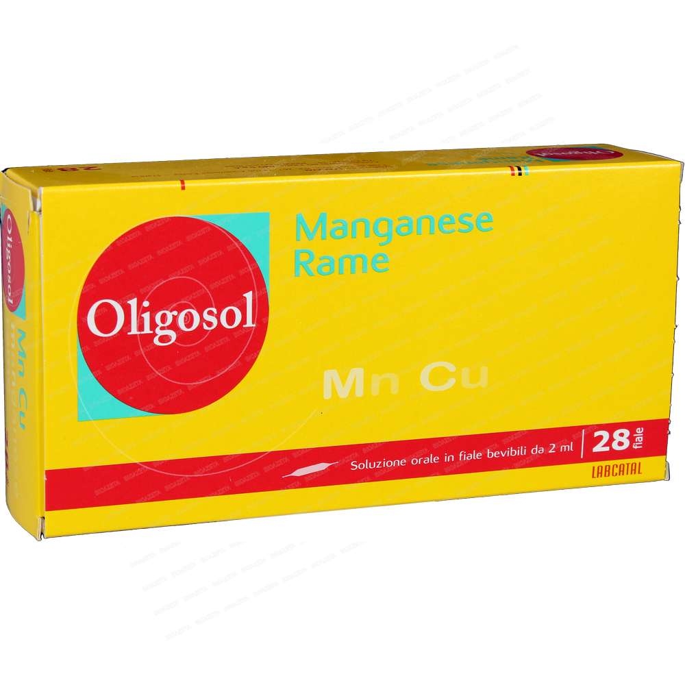 Oligosol Labcatal Manganese Rame Oligoelementi 28 Fiale da 2 ml