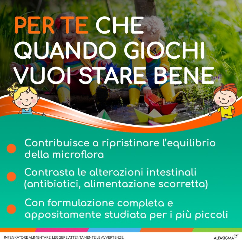 Yovis Bambini Flaconcini, Probiotici per il Benessere Intestinale con Vitamine del Gruppo B, 10 Miliardi di Fermenti Lattici Vivi, indicato per Bambini dai 3 ai 14 anni, 10 Flaconcini, Gusto Fragola