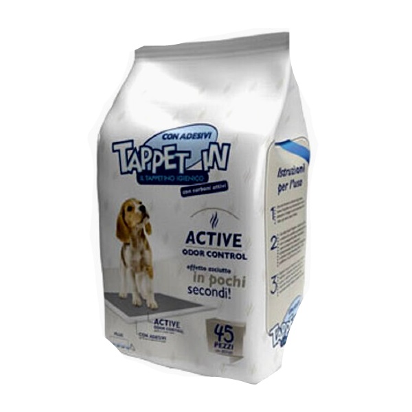 AGRI90 TAPPET IN TAPPETINO IGIENICO 60x90CM CARBONI ATTIVI 45PZ