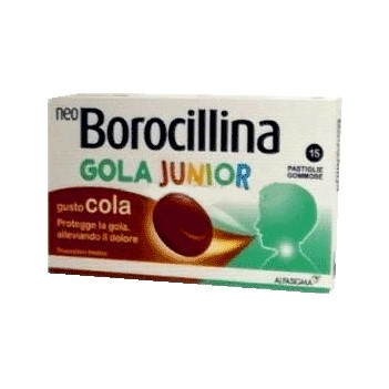 NeoBorocillina Gola Junior Gusto Cola 15 Pastiglie