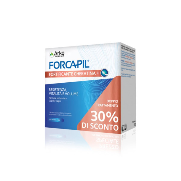Forcapil Integratore Capelli Sani 60cpsX2