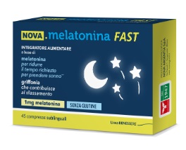 Nova Argentia Melatonina Fast Integratore per il Sonno