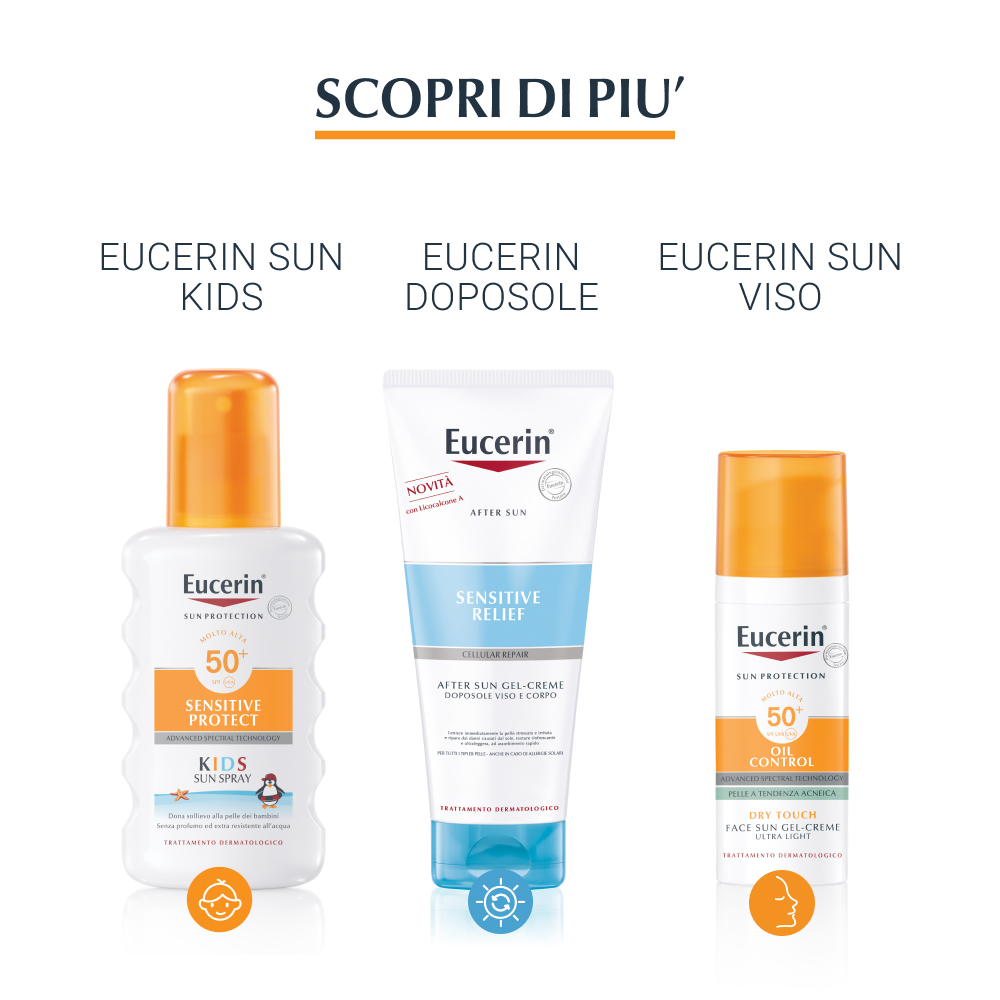Eucerin Sun Spray Solare Corpo Tocco Secco SPF30 200mL