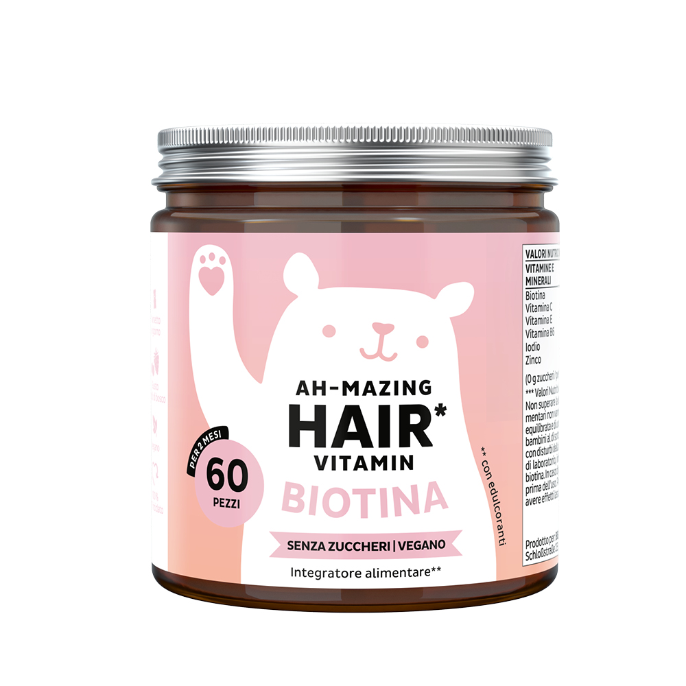 Bears With Benefit - Ah-Mazing Hair Vitamin 60 Orsetti - Integratore Per Capelli, Unghie E Pelle