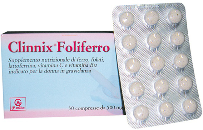 Clinner Foliferro Integratore 30 Compresse