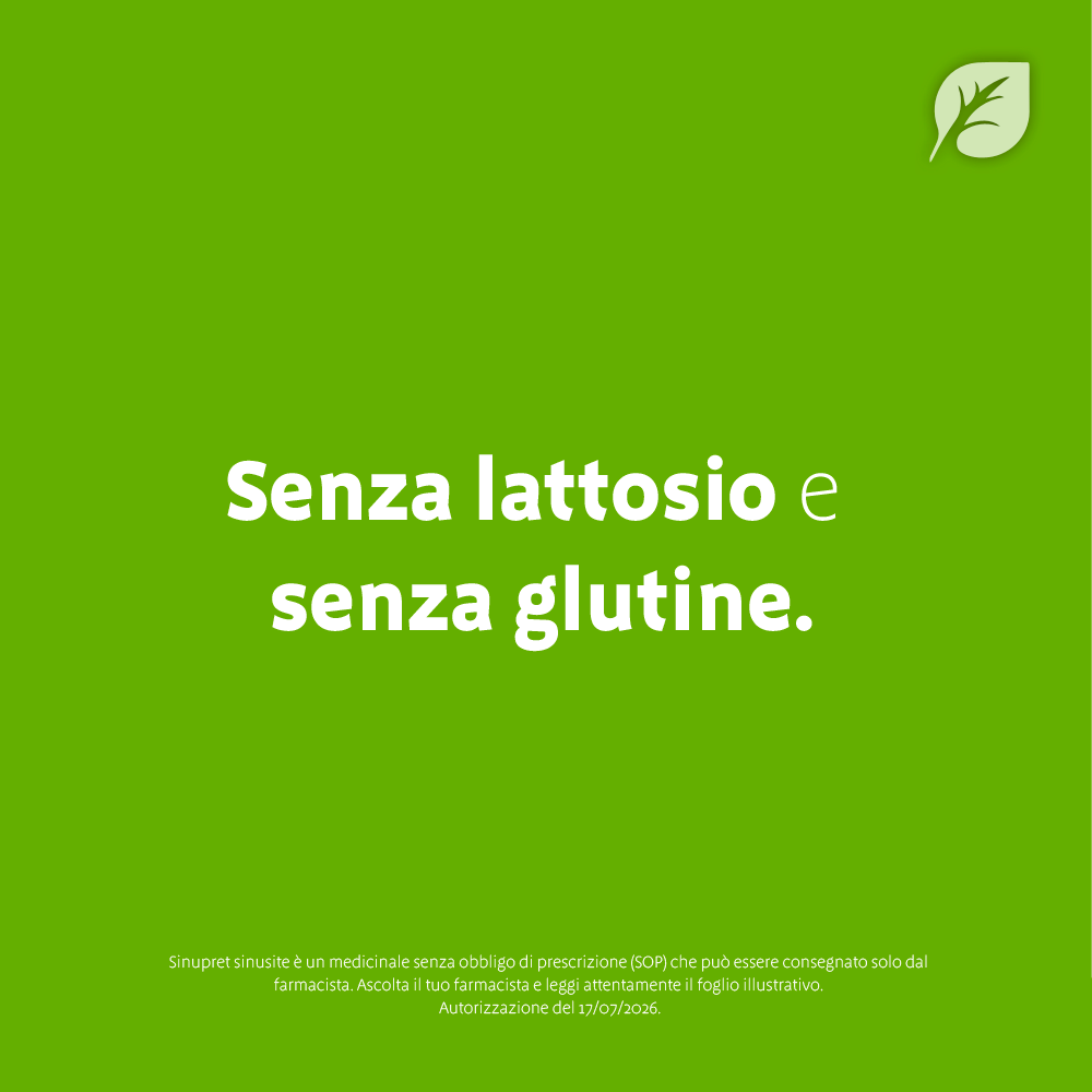 Bionorica Sinupret Sinusite - 20 Compresse Rivestite Per Il Trattamento Della Sinusite