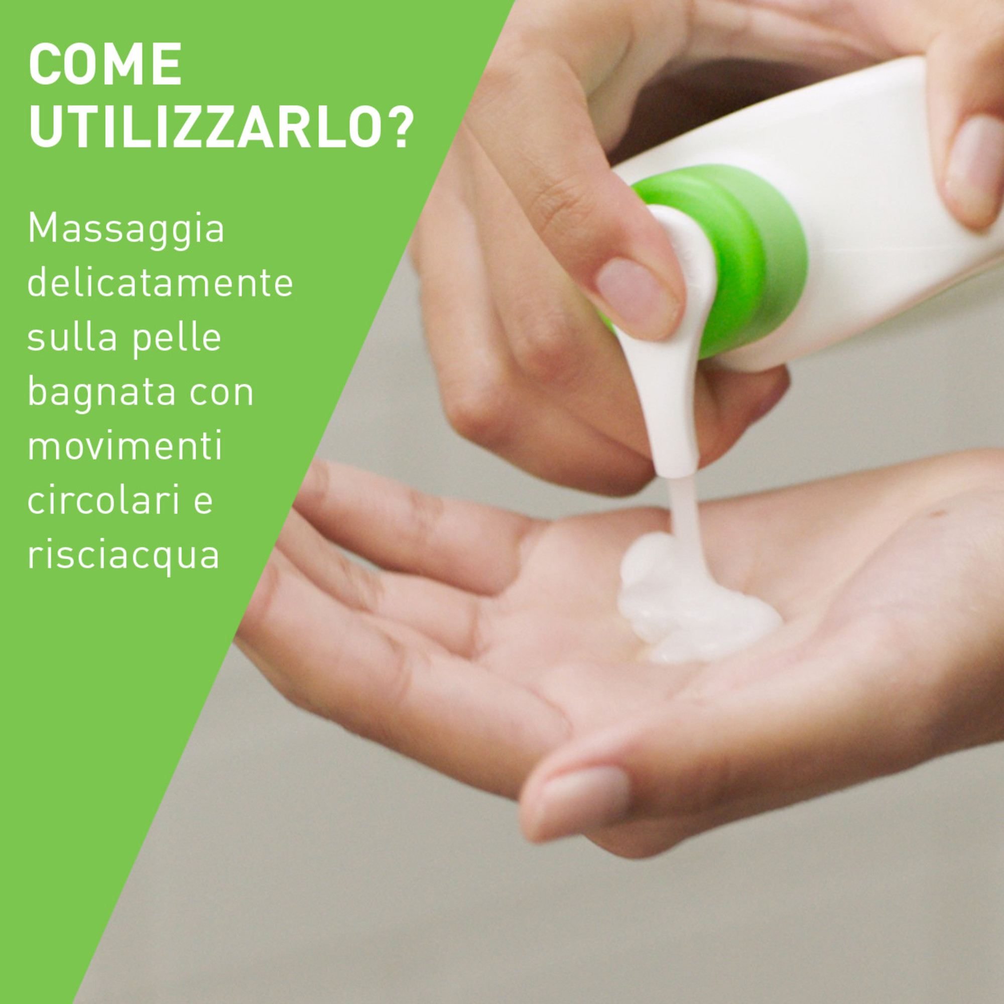 CeraVe Detergente Idratante Viso Pelle da Normale a Secca, con acido ialuronico e ceramidi 88 ml