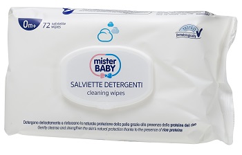 Mister Baby Salviettine Detergenti 72 Pezzi