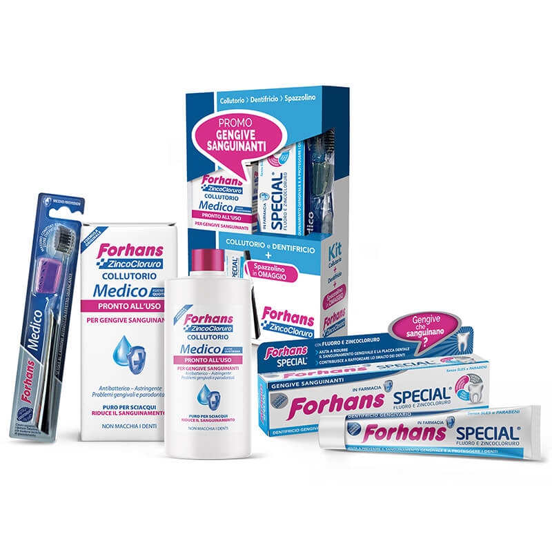 FORHANS KIT GENGIVE SANGUINANTI