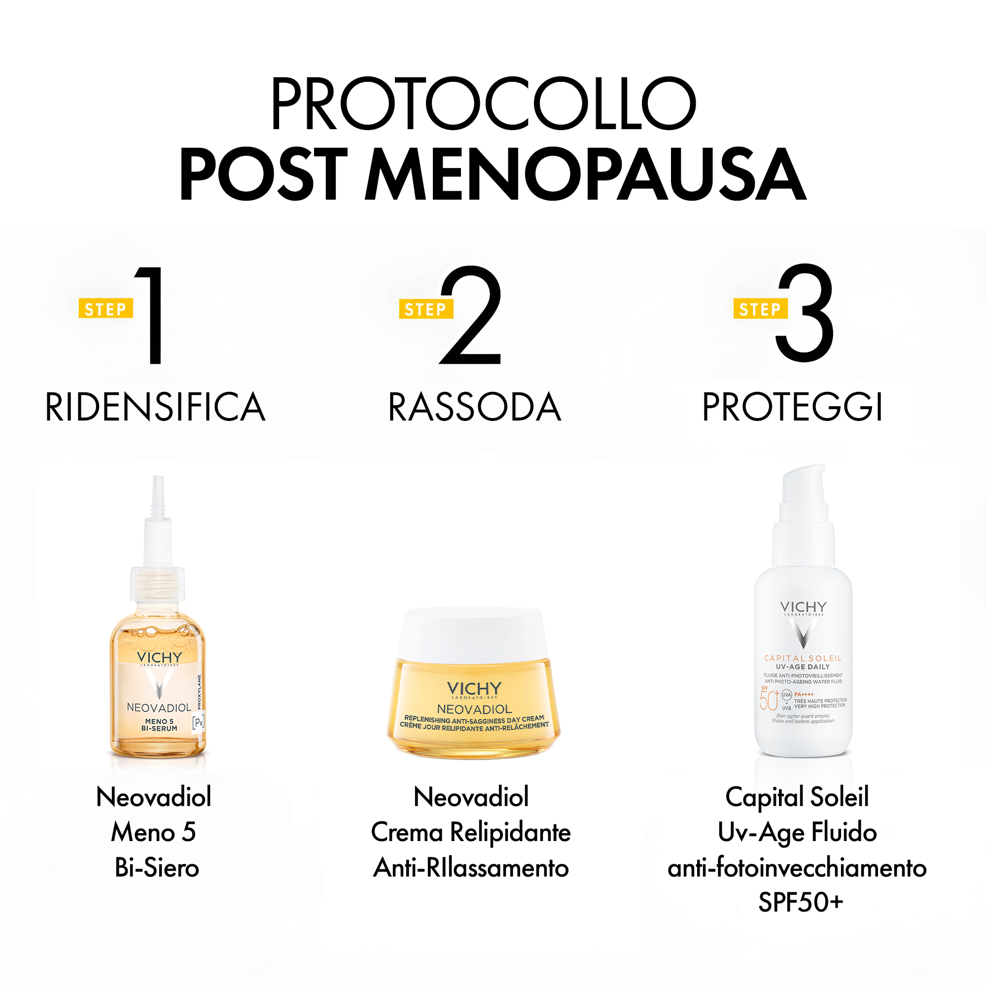 Vichy Neovadiol Post-Menopausa Crema Giorno Relipidante Anti-Rilassamento - 50 ml