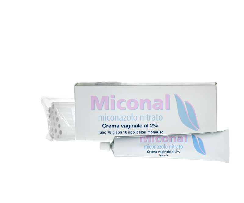 Miconal 2% Miconazolo Crema Ginecologica Antimicotica 78g + 2 Applicatori