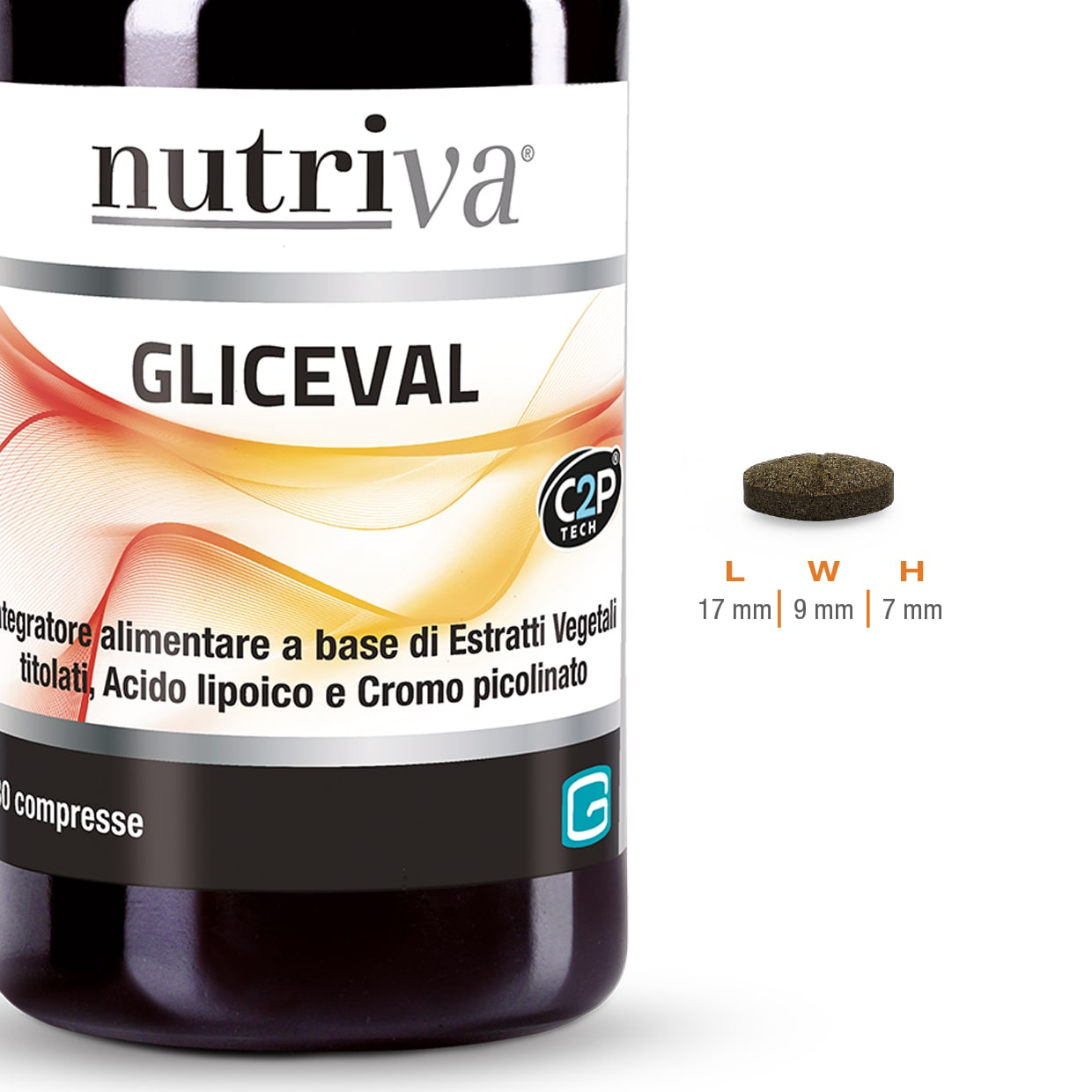 Nutriva Gliceval Integratore 30 Compresse