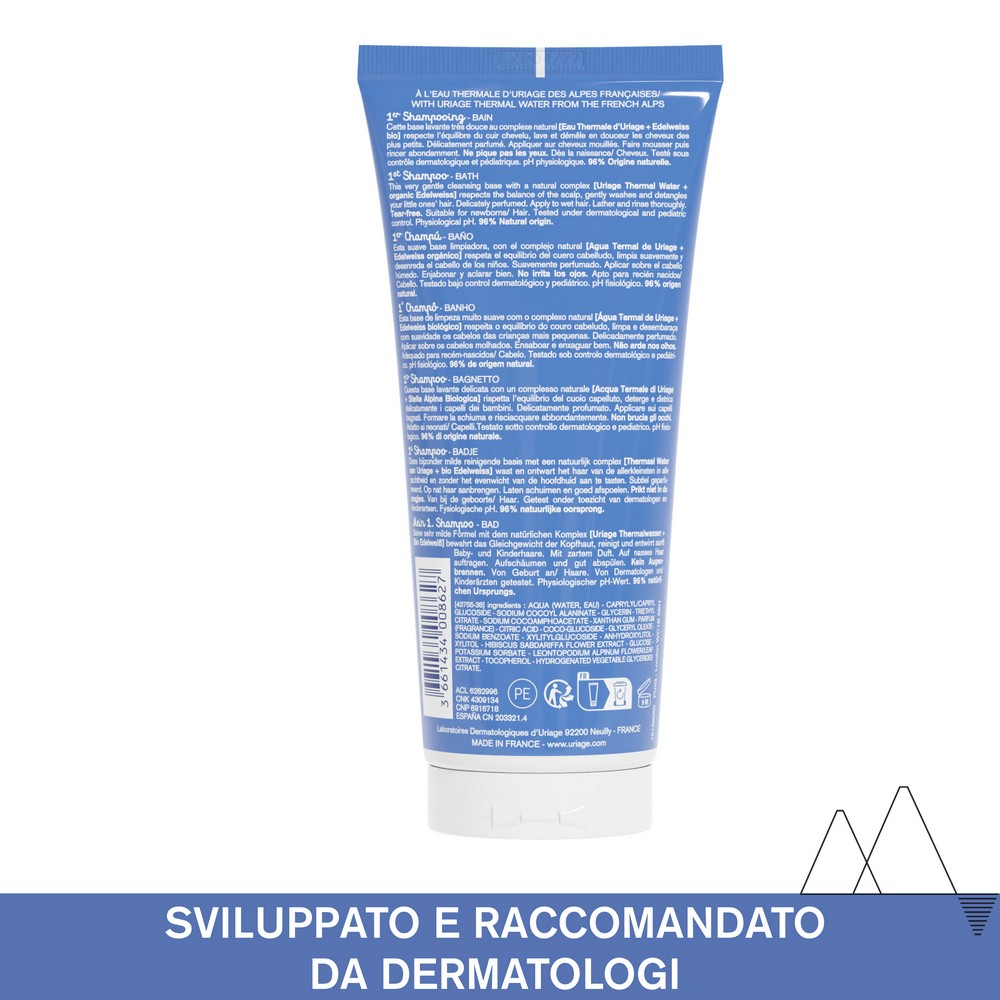 Uriage Bebè 1° Shampoo - 200ml 