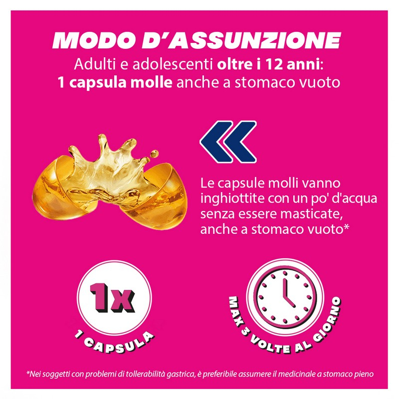 BuscofenAct 400mg - 12 Capsule Molli