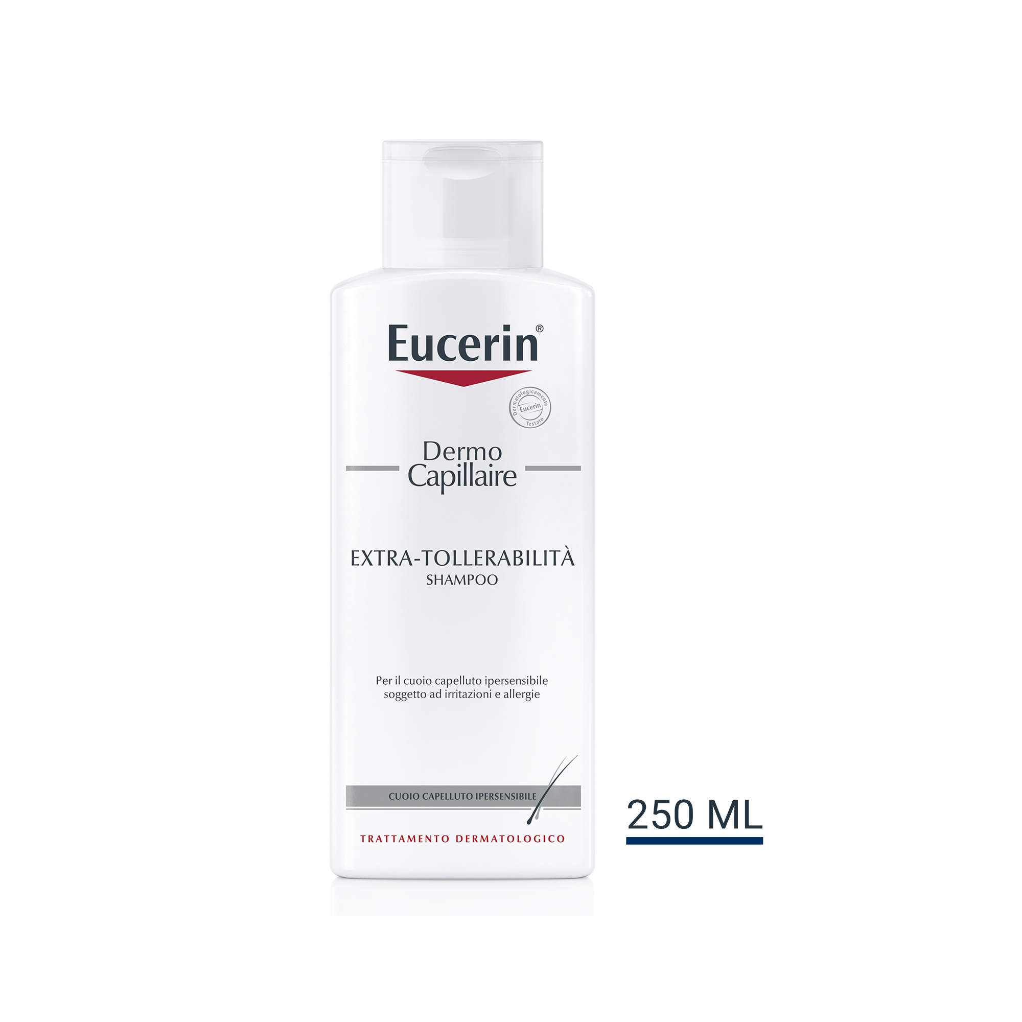 Eucerin DermoCapillaire Shampoo Extratollerabilità Cuoio Capelluto Sensibile 250 ml