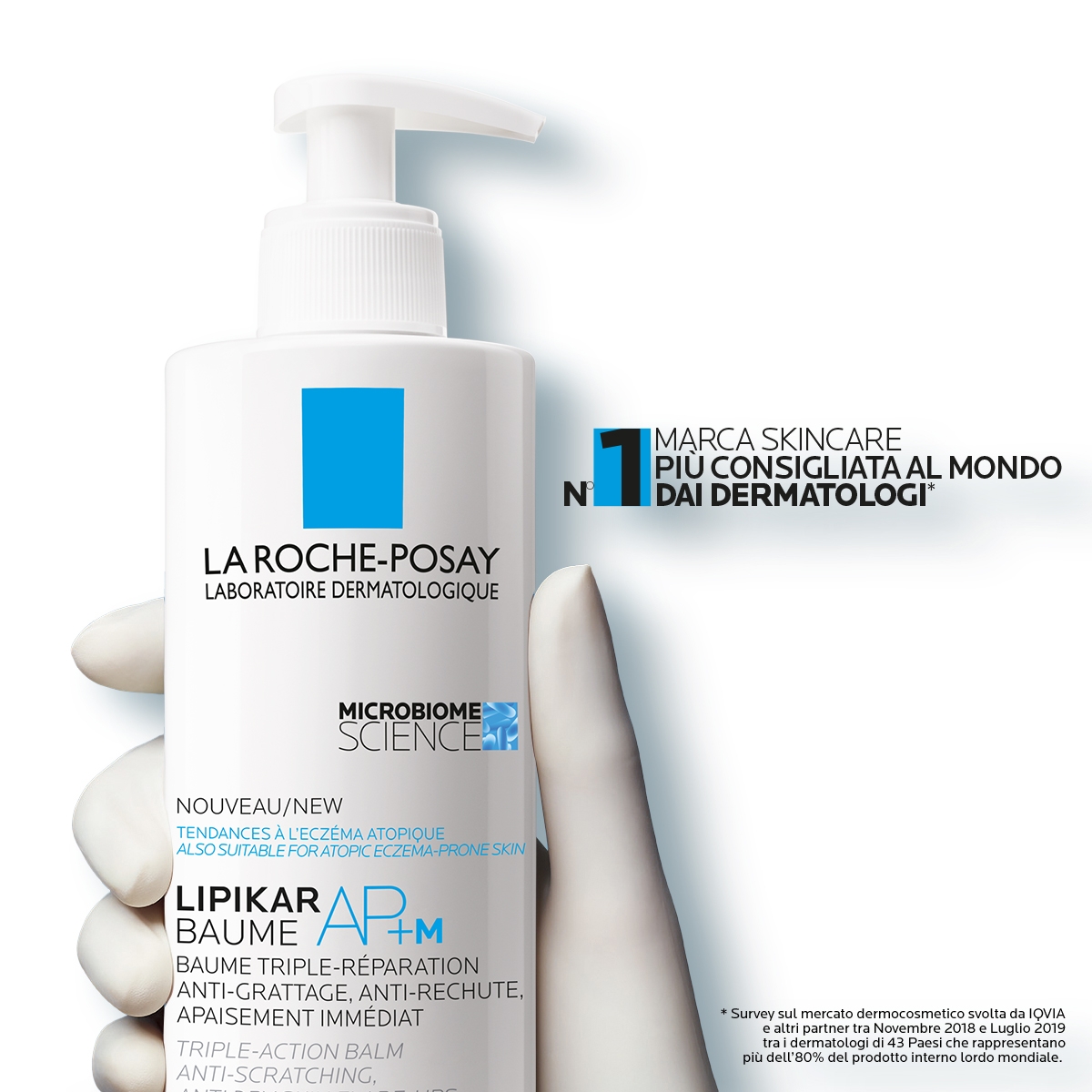 La Roche-Posay Lipikar Syndet AP+ Crema detergente ultra-delicata per la pelle a tendenza atopica 400ml