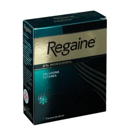 Regaine 2% Minoxidil Soluzione Cutanea per Alopecia Androgenetica Caduta Capelli